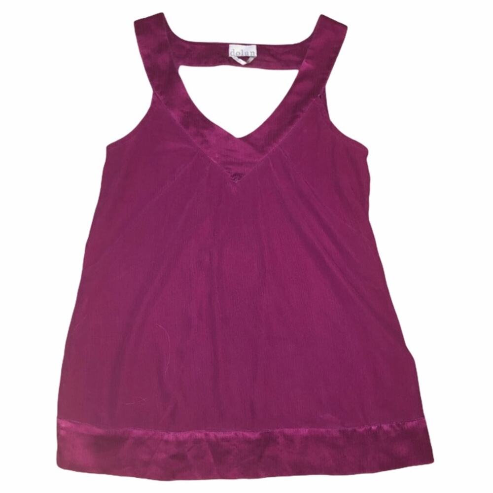 Dolan Silk Top Fuchsia